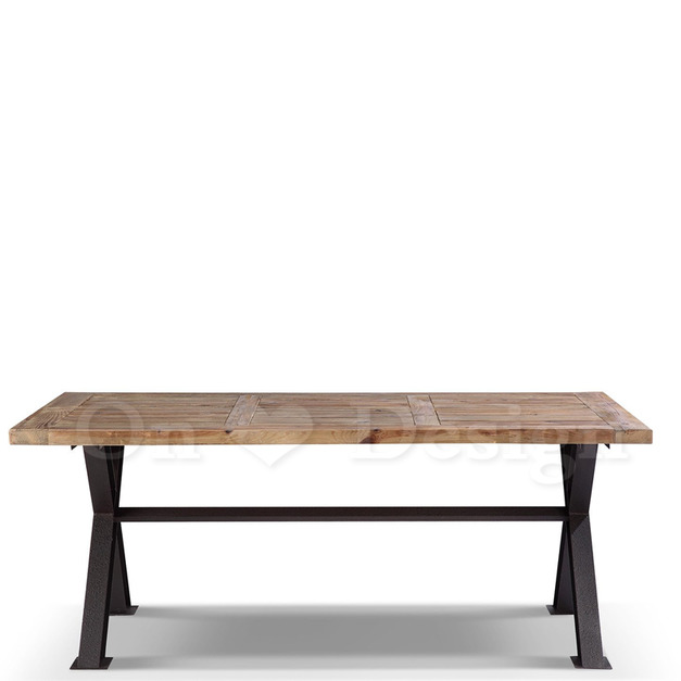 LOFT工業仿古鄉村 鐵藝工作桌 艾菲爾餐桌 200CM  LOFT工業仿古鄉村 鐵藝工作桌 艾菲爾餐桌 200CM