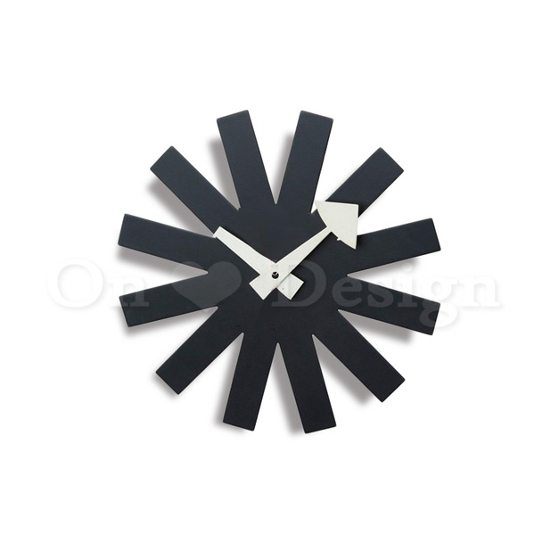 Loft 北歐 原木 鐵件 風格 客廳 走廊掛鐘 趣味設計- 黑星掛鐘  Loft 北歐 原木 鐵件 風格 客廳 走廊掛鐘 趣味設計- 黑星掛鐘