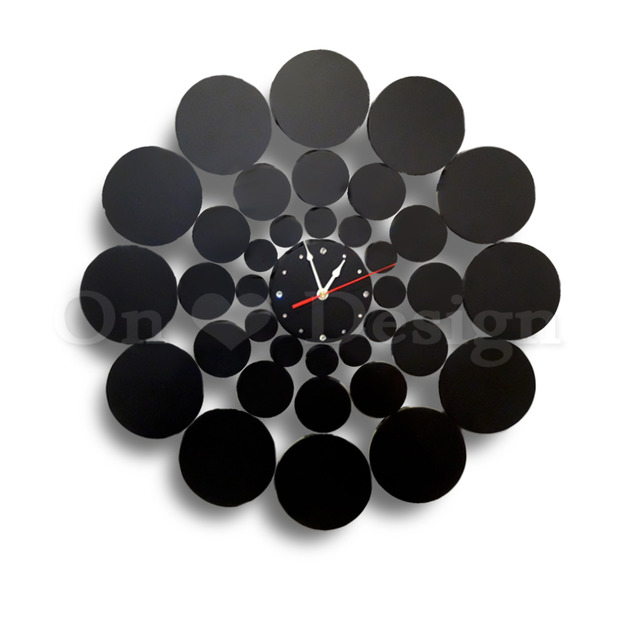 Loft 北歐  鐵件 風格 客廳 走廊掛鐘 泡泡時鐘 鐵合鋅掛鐘 - 黑  Loft 北歐  鐵件 風格 客廳 走廊掛鐘 泡泡時鐘 鐵合鋅掛鐘 - 黑