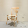 歐洲進口品牌 POLISH FAMEG Furniture 設計款 A-9008 溫莎無扶手餐椅 - 原木色_3 歐洲進口品牌 POLISH FAMEG Furniture 設計款 A-9008 溫莎無扶手餐椅 - 原木色_3