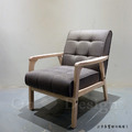 北歐 復古 極簡風格 小沙發 客廳沙發 K CHAIR 灰布 -單人_5 北歐 復古 極簡風格 小沙發 客廳沙發 K CHAIR 灰布 -單人_5