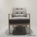 北歐 復古 極簡風格 小沙發 客廳沙發 K CHAIR 灰布 -單人_3 北歐 復古 極簡風格 小沙發 客廳沙發 K CHAIR 灰布 -單人_3