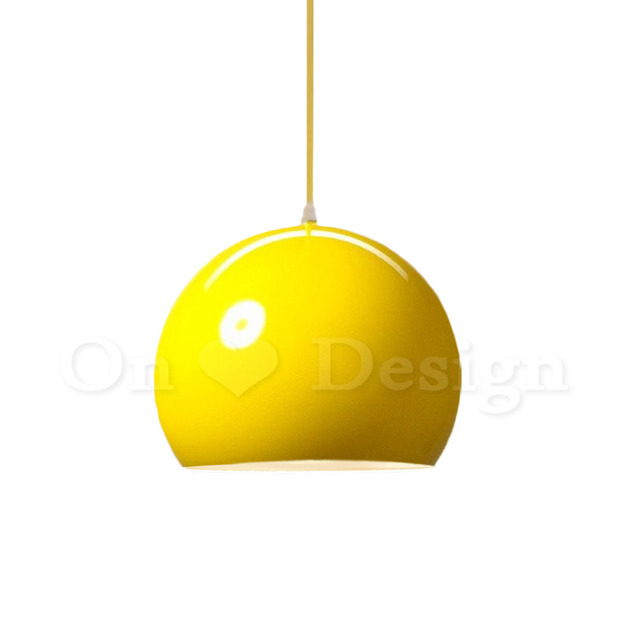 北歐 小清新  簡約風格   餐廳燈 走道燈 朵潘普普復古 吊燈-黃色 北歐 小清新  簡約風格   餐廳燈 走道燈 朵潘普普復古 吊燈-黃色