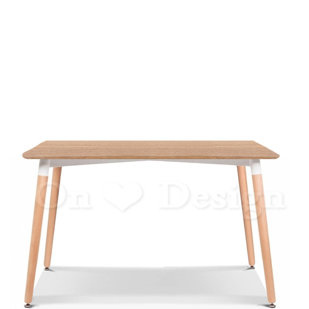 北歐風格 經典設計  餐桌 洽談桌 DSW 書桌 120CM - 原木色 北歐風格 經典設計  餐桌 洽談桌 DSW 書桌 120CM - 原木色