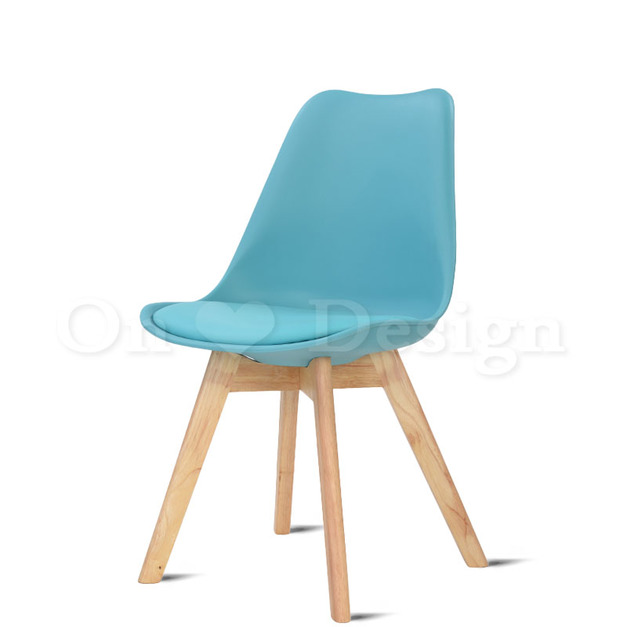 北歐風格 經典款式咖啡廳 餐廳 餐椅  DSW 腳架式 實木腳椅 - 藍 北歐風格 經典款式咖啡廳 餐廳 餐椅  DSW 腳架式 實木腳椅 - 藍