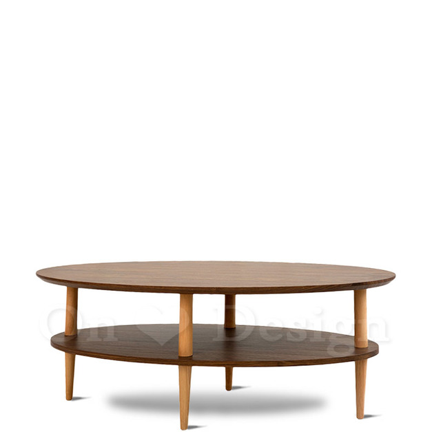 北歐風格 小清新 客廳 咖啡桌 和風  實木桌腳 融和 雙層 茶几 -胡桃色 北歐風格 小清新 客廳 咖啡桌 和風  實木桌腳 融和 雙層 茶几 -胡桃色