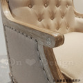 古典 經典 法式鉚扣沙發 單人 實木沙發 客廳沙發 歐姆沙發-米色麻布_6 古典 經典 法式鉚扣沙發 單人 實木沙發 客廳沙發 歐姆沙發-米色麻布_6