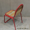 美式 LOFT 仿舊 印度手工家具 復古工業 回收木 賽可餐椅-紅_7 美式 LOFT 仿舊 印度手工家具 復古工業 回收木 賽可餐椅-紅_7
