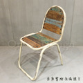 美式 LOFT 仿舊 印度手工家具 復古工業 回收木 賽可餐椅-白_5 美式 LOFT 仿舊 印度手工家具 復古工業 回收木 賽可餐椅-白_5