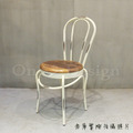 LOFT 工業風 印度 手工家具 法式 復古工業 18號 餐椅-仿舊白色_4 LOFT 工業風 印度 手工家具 法式 復古工業 18號 餐椅-仿舊白色_4