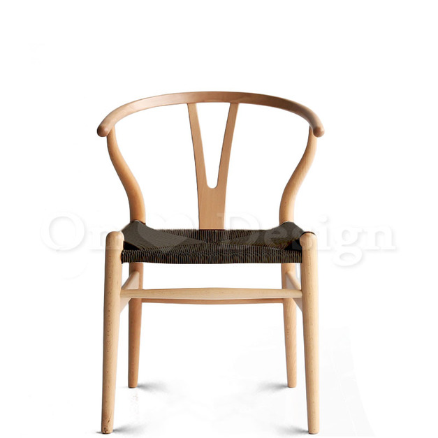 經典 餐廳 歐芬蘭極簡風 實木Y Chair餐椅 100% 原木/黑藤 (復刻板)