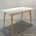 北歐 極簡 餐廳桌 書桌 耐高溫 大理石紋面 岩板 實木腳 餐桌 -120CM_4 北歐 極簡 餐廳桌 書桌 耐高溫 大理石紋面 岩板 實木腳 餐桌 -120CM_4
