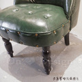 VINTAGE 法式 工業沙發家具 單人 銅釦鉚釘 艾爾特沙發 -綠_6 VINTAGE 法式 工業沙發家具 單人 銅釦鉚釘 艾爾特沙發 -綠_6