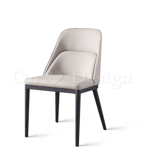 北歐 小清新 普普風格 咖啡廳椅  書房椅 無扶手 歐佛 雙層 餐椅-淺灰 北歐 小清新 普普風格 咖啡廳椅  書房椅 無扶手 歐佛 雙層 餐椅-淺灰