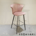 LUXURY 美式 設計款 兩種高度 酒吧 餐廳 海瑟 絨布 吧台椅-粉色_5 LUXURY 美式 設計款 兩種高度 酒吧 餐廳 海瑟 絨布 吧台椅-粉色_5