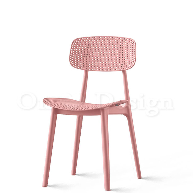 北歐風 小清新 輕工業風 多彩 普普風格  洞洞 夏洛特 餐椅 -粉色 北歐風 小清新 輕工業風 多彩 普普風格  洞洞 夏洛特 餐椅 -粉色