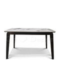 美式 極簡 餐廳桌 書桌 耐高溫 實木腳 雷曼 香奈兒 石紋 岩板 餐桌 -130CM 美式 極簡 餐廳桌 書桌 耐高溫 實木腳 雷曼 香奈兒 石紋 岩板 餐桌 -130CM