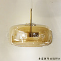 復古酒吧 玻璃 美式 餐廳聽 復古 玻璃燈罩 三色變光 蘿璃 玻璃 吊燈 -琥珀_6 復古酒吧 玻璃 美式 餐廳聽 復古 玻璃燈罩 三色變光 蘿璃 玻璃 吊燈 -琥珀_6