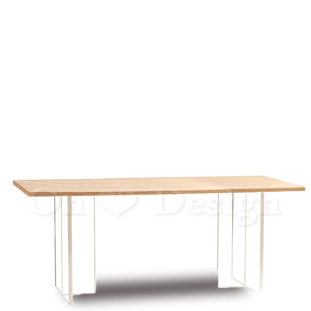 北歐 極簡 餐廳桌 書桌 壓克力 飛行 透明 實木 餐桌 -180CM 北歐 極簡 餐廳桌 書桌 壓克力 飛行 透明 實木 餐桌 -180CM