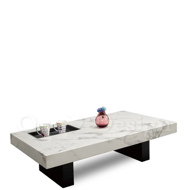 簡約 奢華風美式 咖啡桌  大理石紋 凱爾 雪山白岩板 茶几 -130CM 簡約 奢華風美式 咖啡桌  大理石紋 凱爾 雪山白岩板 茶几 -130CM