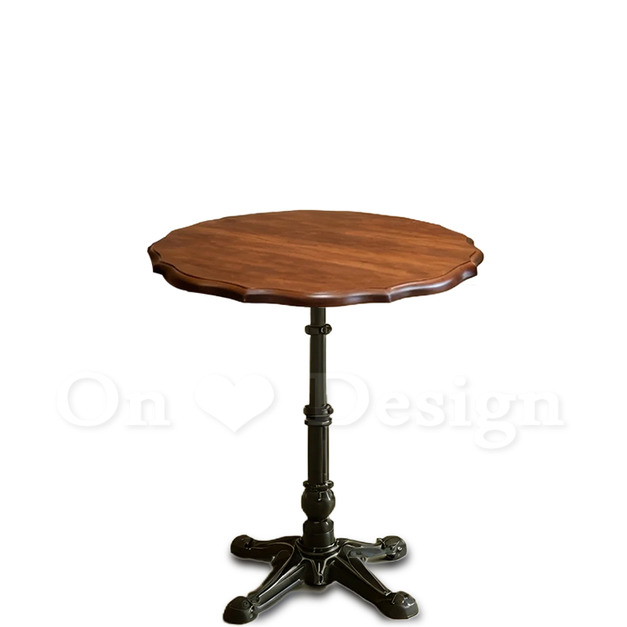 復古 工業風實木桌板 鑄鐵 四爪 羅根花形桌板 仿古餐桌 - 60CM 復古 工業風實木桌板 鑄鐵 四爪 羅根花形桌板 仿古餐桌 - 60CM