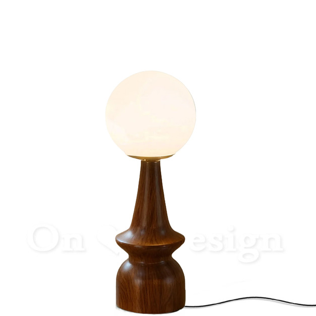 中世紀 復古 極簡風格 侘寂風 設計師的燈款 台燈 古堡 胡桃木 圓球玻璃 桌燈 中世紀 復古 極簡風格 侘寂風 設計師的燈款 台燈 古堡 胡桃木 圓球玻璃 桌燈