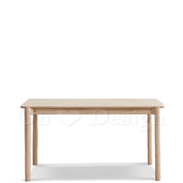 北歐 簡約 餐廳桌 日森 橡膠木 實木 洗白色 餐桌 書桌 - 140CM 北歐 簡約 餐廳桌 日森 橡膠木 實木 洗白色 餐桌 書桌 - 140CM