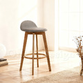 北歐風 日式 實木 吧台椅 巴克 圓環高 吧椅 灰布-71座高_1 北歐風 日式 實木 吧台椅 巴克 圓環高 吧椅 灰布-71座高_1