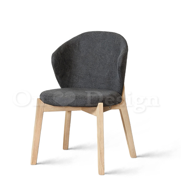 北歐極簡 設計款 小清新 餐椅 實木 餐廳椅 日式 波力 餐椅 洗白木色-深灰 北歐極簡 設計款 小清新 餐椅 實木 餐廳椅 日式 波力 餐椅 洗白木色-深灰