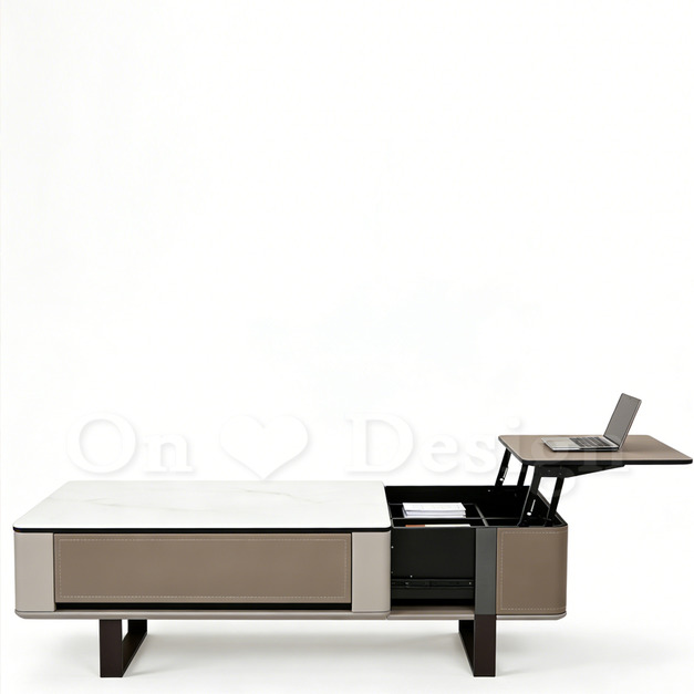 現貨🔥免運🔥奢華風 美式 矮櫃 歇爾 大理石紋 科技石 茶几-133CM 現貨🔥免運🔥奢華風 美式 矮櫃 歇爾 大理石紋 科技石 茶几-133CM