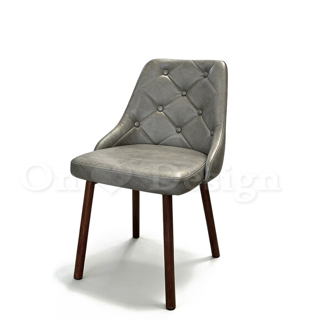 現貨🔥LUXURY 法式 復古 工業風 鐵 餐椅 喬瑟夫 格菱紋 餐椅 -灰色 皮革 現貨🔥LUXURY 法式 復古 工業風 鐵 餐椅 喬瑟夫 格菱紋 餐椅 -灰色 皮革