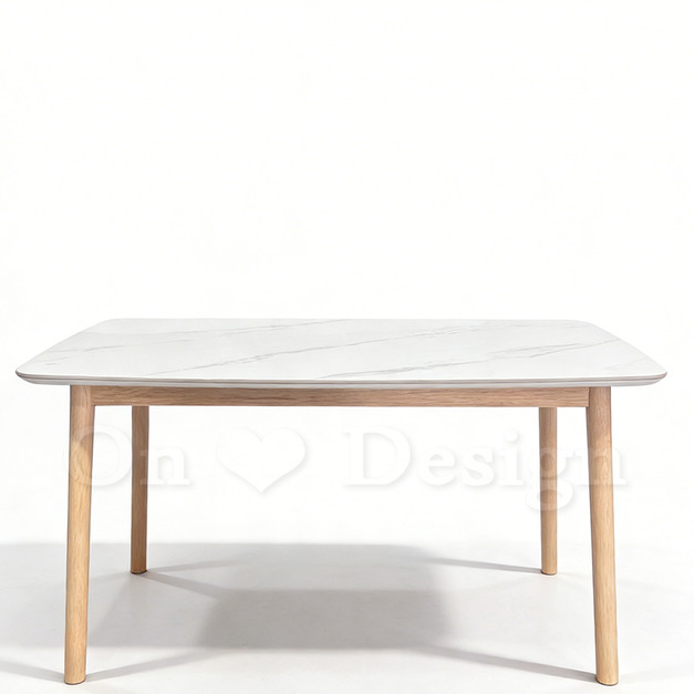 現貨🔥北歐 極簡 餐廳桌 書桌 耐高溫 大理石紋面 蘿莉 馬肚 岩板 實木腳 餐桌 -130CM 現貨🔥北歐 極簡 餐廳桌 書桌 耐高溫 大理石紋面 蘿莉 馬肚 岩板 實木腳 餐桌 -130CM