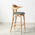 歐洲進口品牌 POLISH FAMEG Furniture 設計款 BST-165 彎木扶手吧檯椅 - 原木色 椅墊版_2 歐洲進口品牌 POLISH FAMEG Furniture 設計款 BST-165 彎木扶手吧檯椅 - 原木色 椅墊版_2