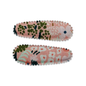 Little Lara 碎花布面髮夾(S) 1組2入  AZJJ-505-RPC Little Lara 碎花布面髮夾(S) 1組2入  AZJJ-505-RPC