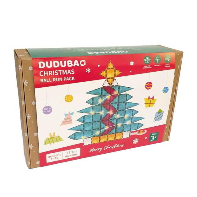 台灣Dudubao 五感繪本磁力片- 閃亮聖誕球道組 台灣Dudubao 五感繪本磁力片- 閃亮聖誕球道組