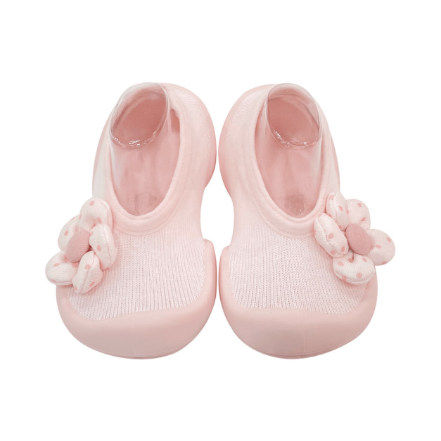 韓國 Ggomoosin 學步襪鞋 - 粉紅小花妞 (短版) 韓國 Ggomoosin 學步襪鞋 - 粉紅小花妞 (短版)