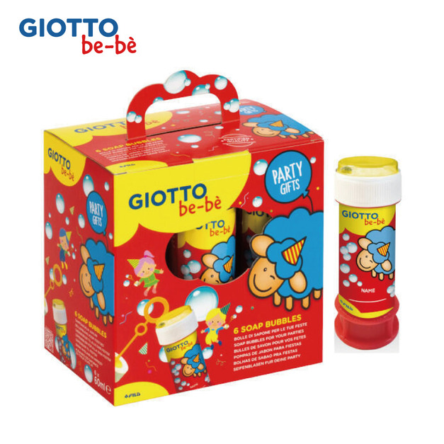 【義大利 GIOTTO】寶寶吹泡泡派對組6入