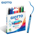 【義大利 GIOTTO】好清洗兒童隨身蠟筆(12色) 【義大利 GIOTTO】好清洗兒童隨身蠟筆(12色)