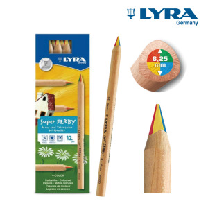 【德國LYRA】四合一色鉛筆(12入) 【德國LYRA】四合一色鉛筆(12入)