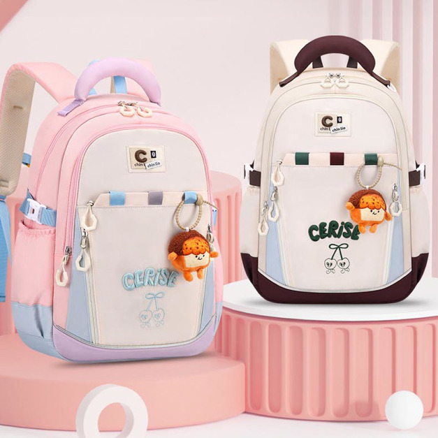 【童趣嚴選】時尚簡約大容量防水背包