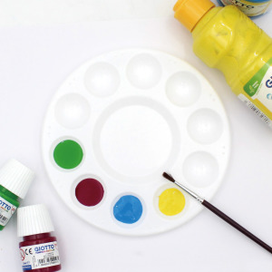 【童趣嚴選】Xin Bowen-圓形10槽調色盤 【童趣嚴選】Xin Bowen-圓形10槽調色盤