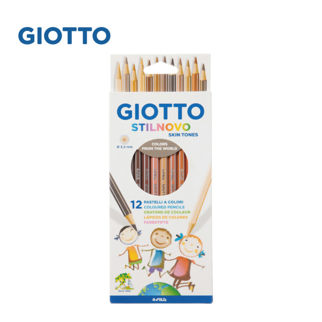 【義大利 GIOTTO】STILNOVO 膚色彩色鉛筆(12色) 【義大利 GIOTTO】STILNOVO 膚色彩色鉛筆(12色)