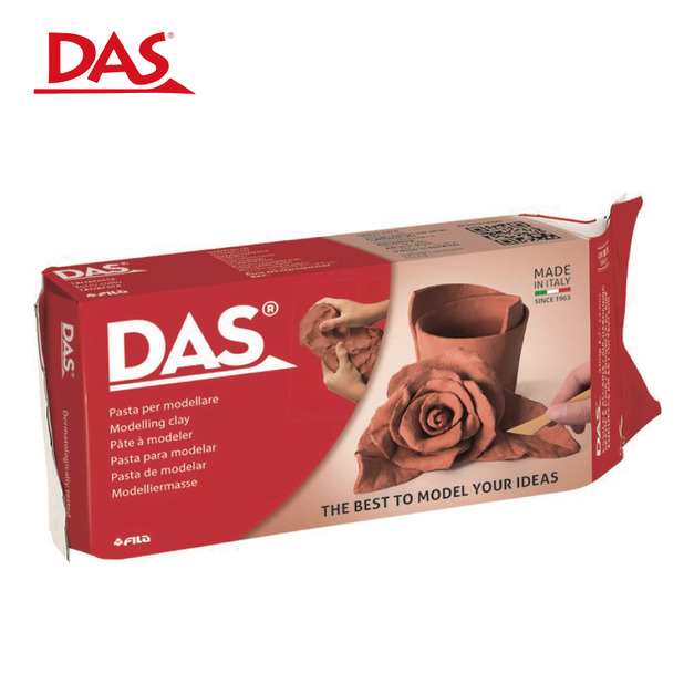 【義大利DAS】軟陶土-土色500g(免烤軟陶)