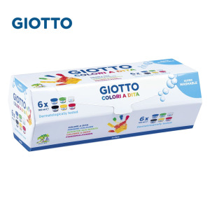 【義大利GIOTTO】幼兒安全手指膏(6色)100ml 【義大利GIOTTO】幼兒安全手指膏(6色)100ml
