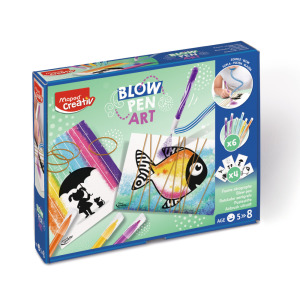 【法國Maped】創意吹畫-奇妙的線條 【法國Maped】創意吹畫-奇妙的線條