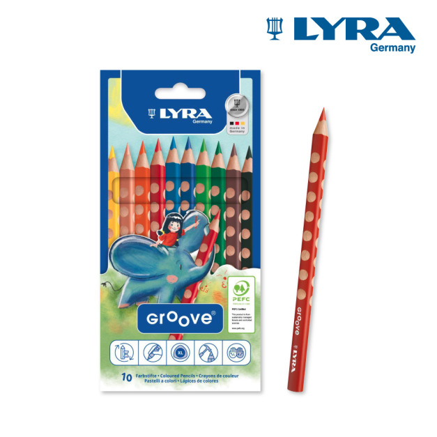 2026QQmei【德國LYRA】三角洞洞色鉛筆(10色) 2026QQmei【德國LYRA】三角洞洞色鉛筆(10色)