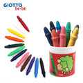【義大利 GIOTTO】 寶寶不沾手胖蠟筆12色(筆筒裝) 【義大利 GIOTTO】 寶寶不沾手胖蠟筆12色(筆筒裝)