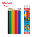 【法國Maped】學用筒裝彩色鉛筆12色 【法國Maped】學用筒裝彩色鉛筆12色