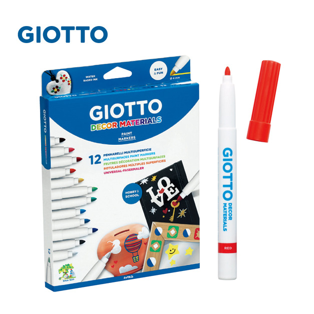 【義大利 GIOTTO】裝飾筆(12色)