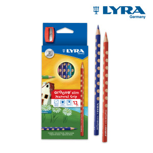 【德國LYRA】GROOVE三角洞洞色鉛筆(細)(12色) 【德國LYRA】GROOVE三角洞洞色鉛筆(細)(12色)